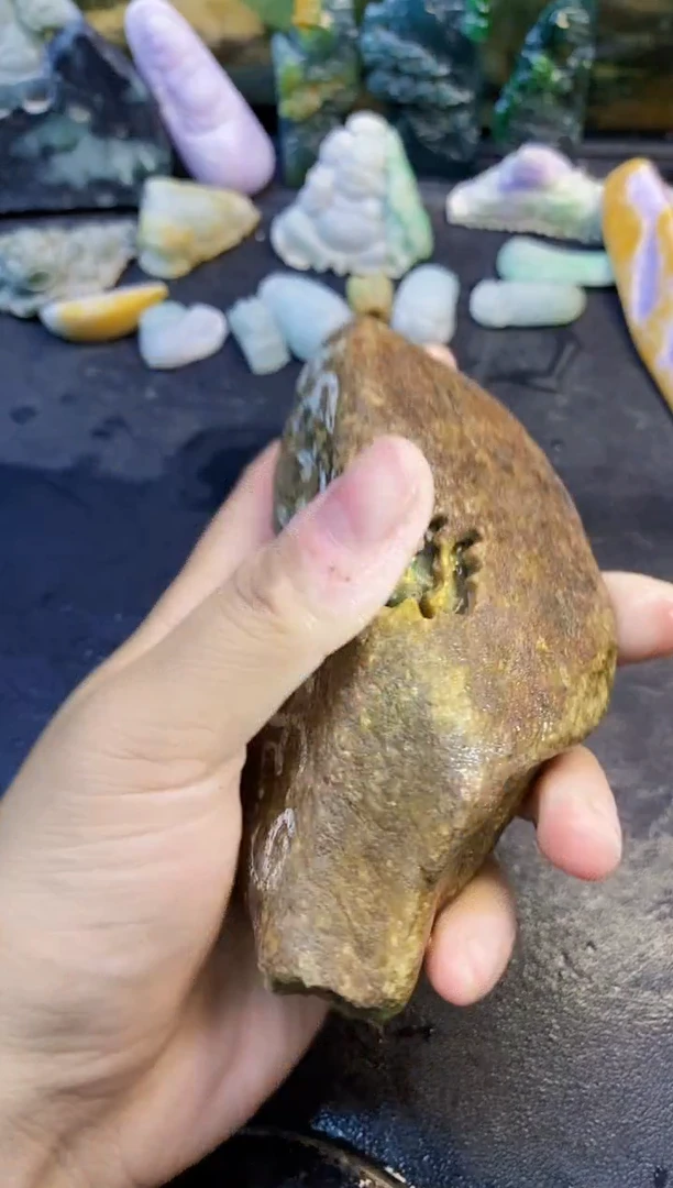 未镶嵌挂件翡翠阿*天然翡翠064