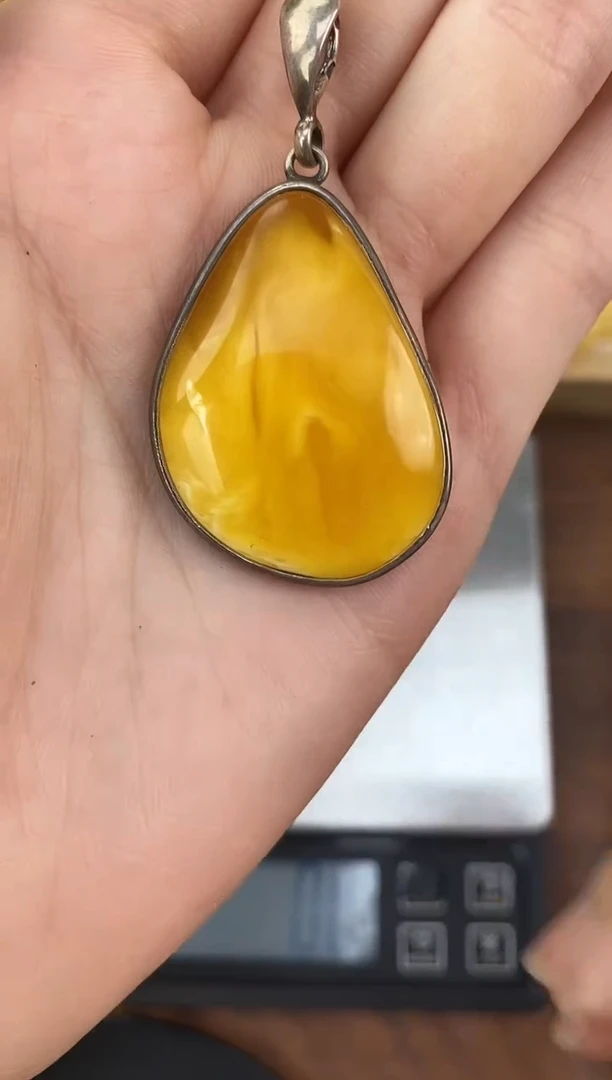 裸石琥珀未镶嵌天然琥珀蜜蜡