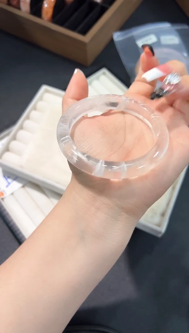 未镶嵌手镯水晶85b多样性发其一【1条】默认微瑕57