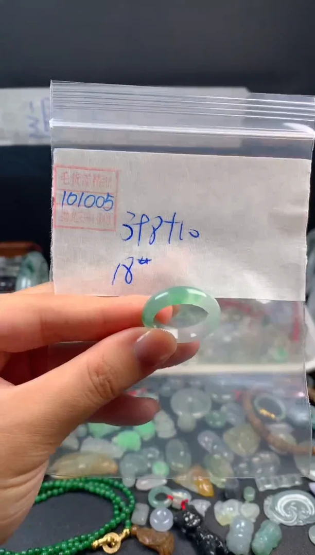 未镶嵌定制翡翠翡翠408元18#毛货需精细抛光005