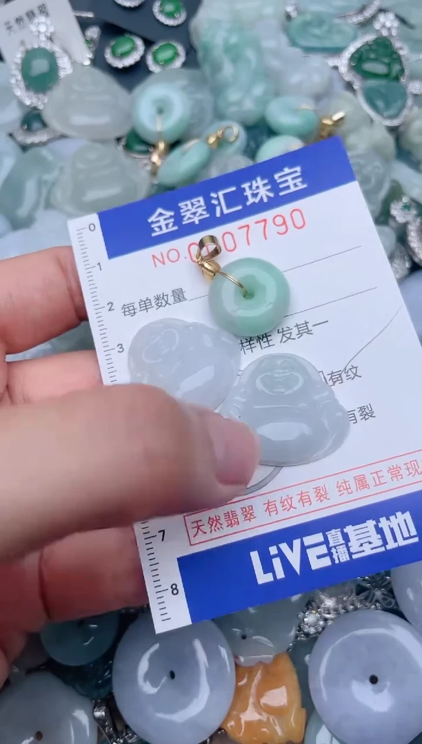 翡翠未镶嵌颈饰7790.....1