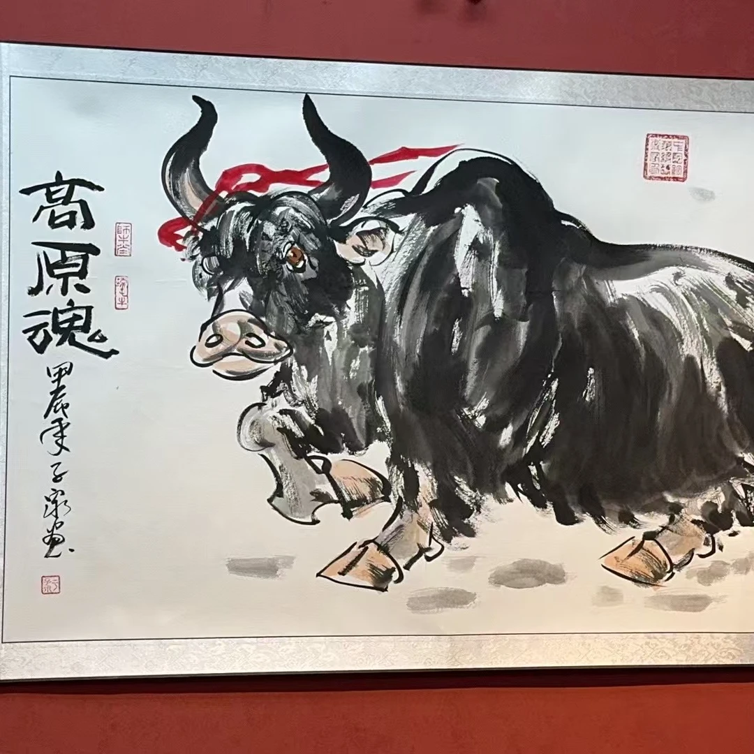 于子泉《高原魂》六尺卷轴