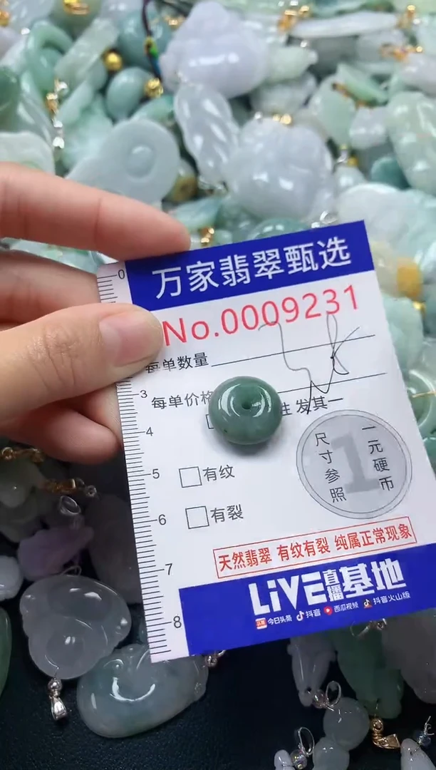 吊坠(不含链)未镶嵌翡翠9231