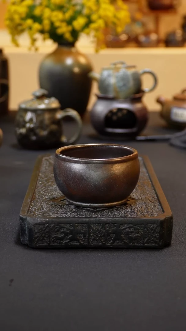 茶壶紫砂纯自然柴烧