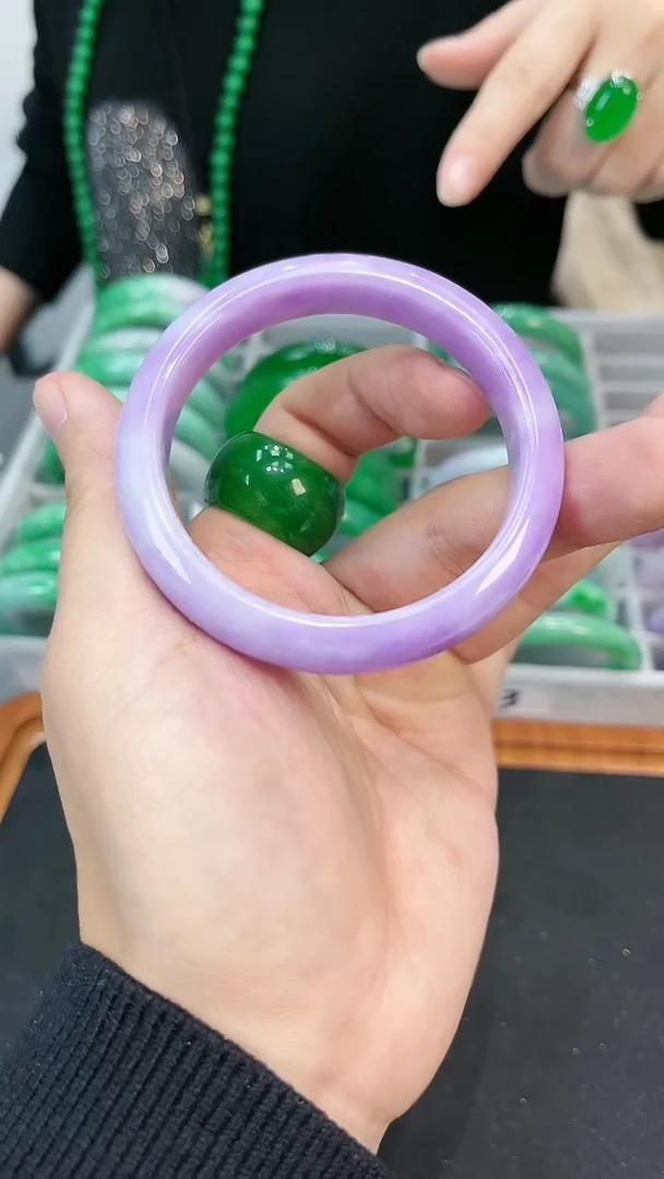 【闪购商品】砖雕s82 紫罗兰手镯独货