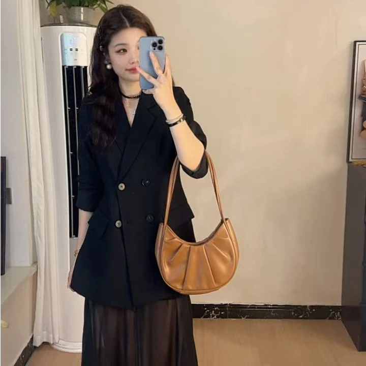 西装裙两件套2025早秋季新款长袖修身显瘦