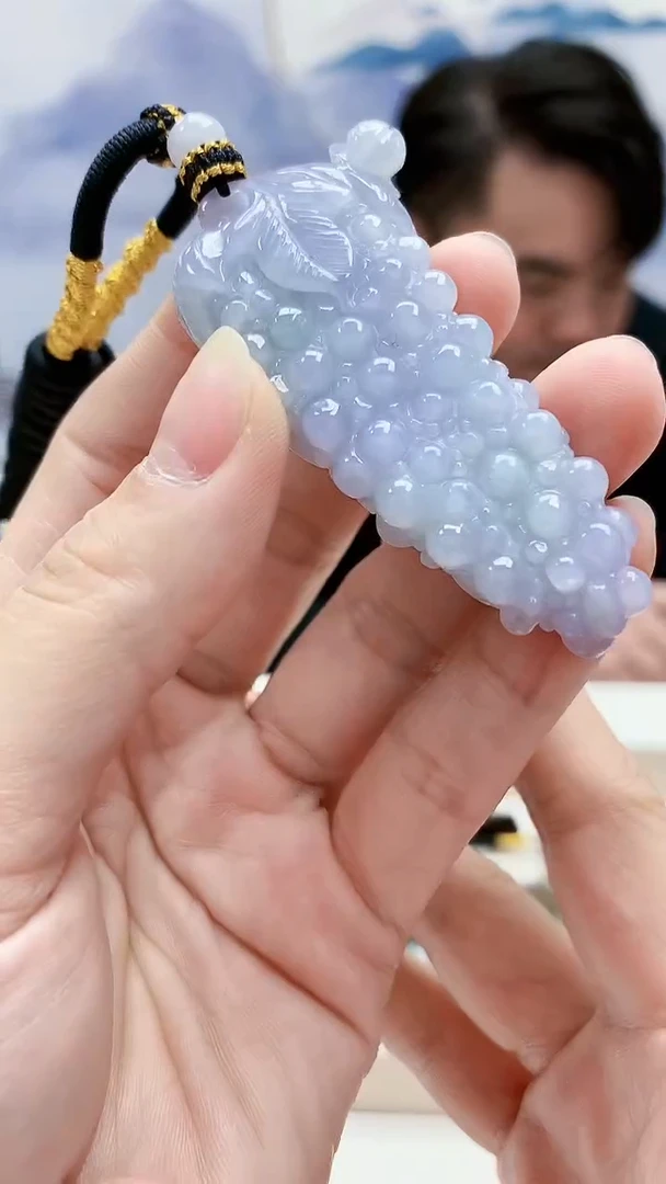 未镶嵌定制翡翠5060lr-毛货挂件21