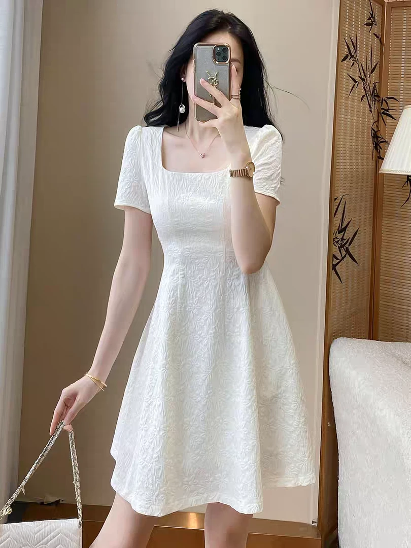 【801-900】幕赐高端时尚修身气质复古连衣裙