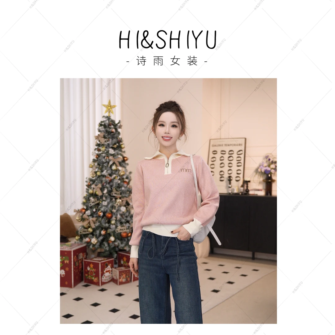 HISHIYU【小确幸】气质设计师款针织毛衣