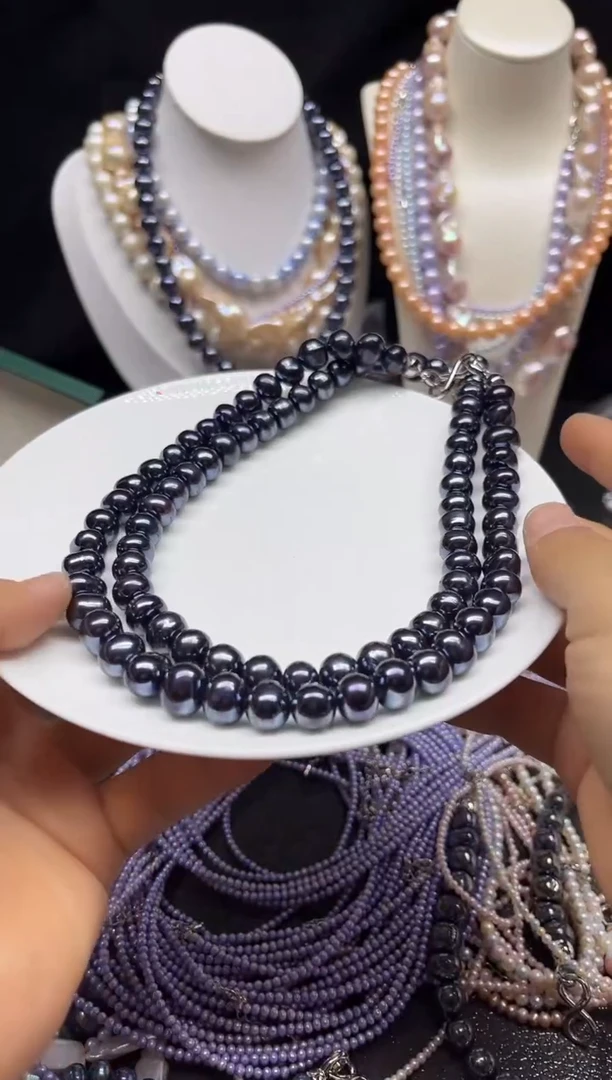 淡水珍珠未镶嵌颈饰多人