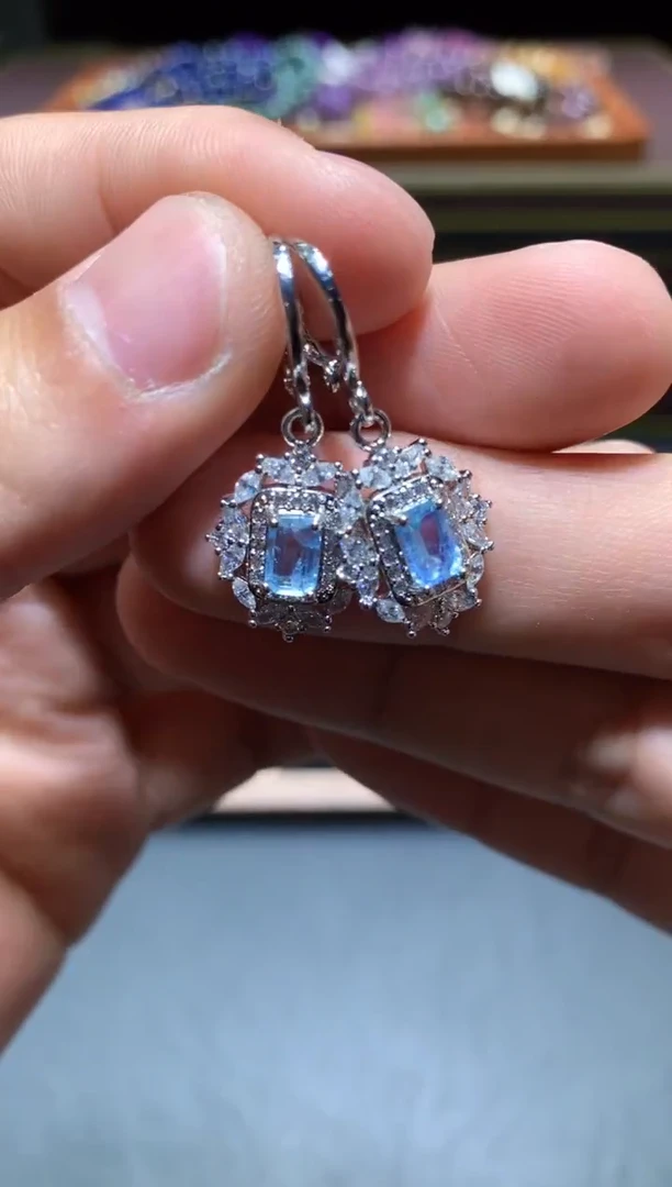 【闪购商品】托帕石耳饰未镶嵌T82