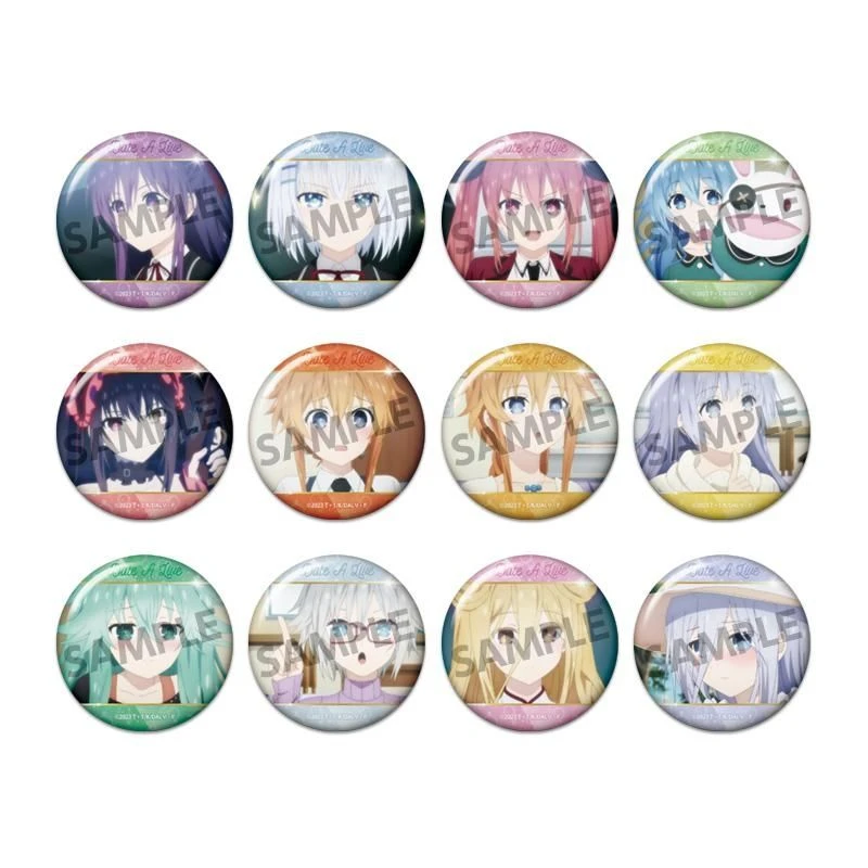 约会大作战 插画风格 vol.2场面写徽章 正版日谷