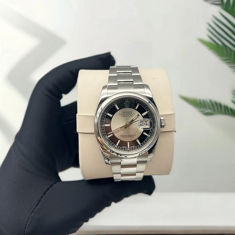 99新 Rolex/劳力士 116200日志唱片/36mm/钢带自动机械男款手腕表