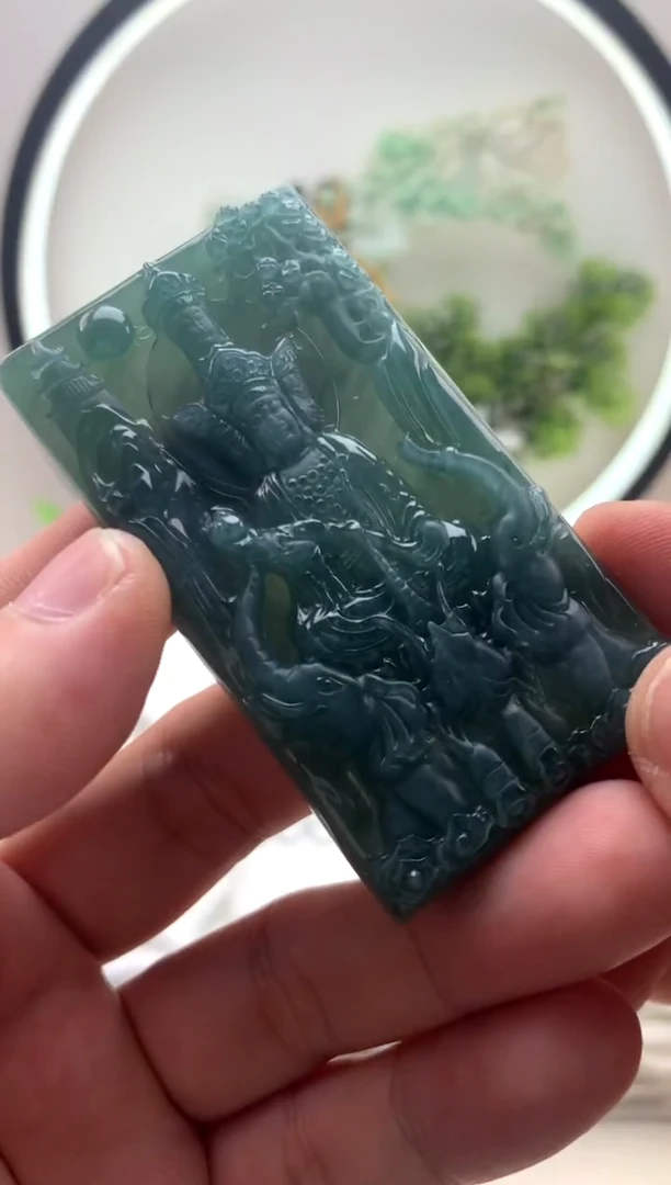 颈饰未镶嵌翡翠普贤