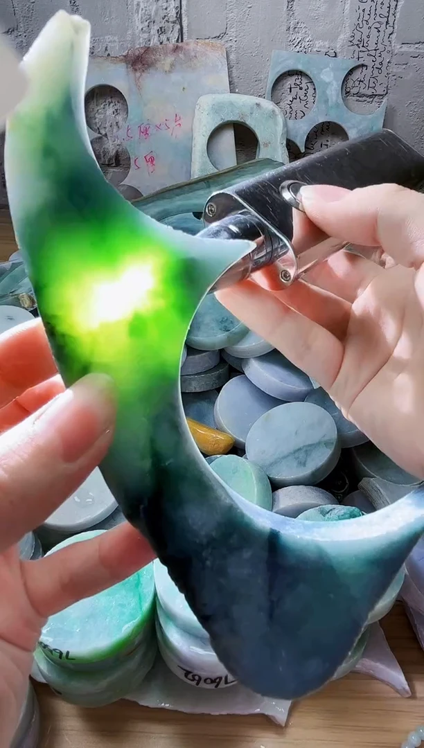 裸石翡翠天然翡翠A货369