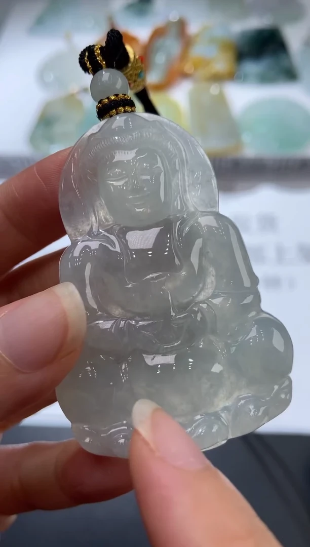 未镶嵌挂件翡翠374648  多人