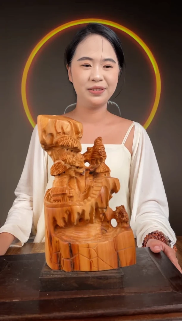 柏木（崖柏）手工摆件,先抢先得! 编号:107