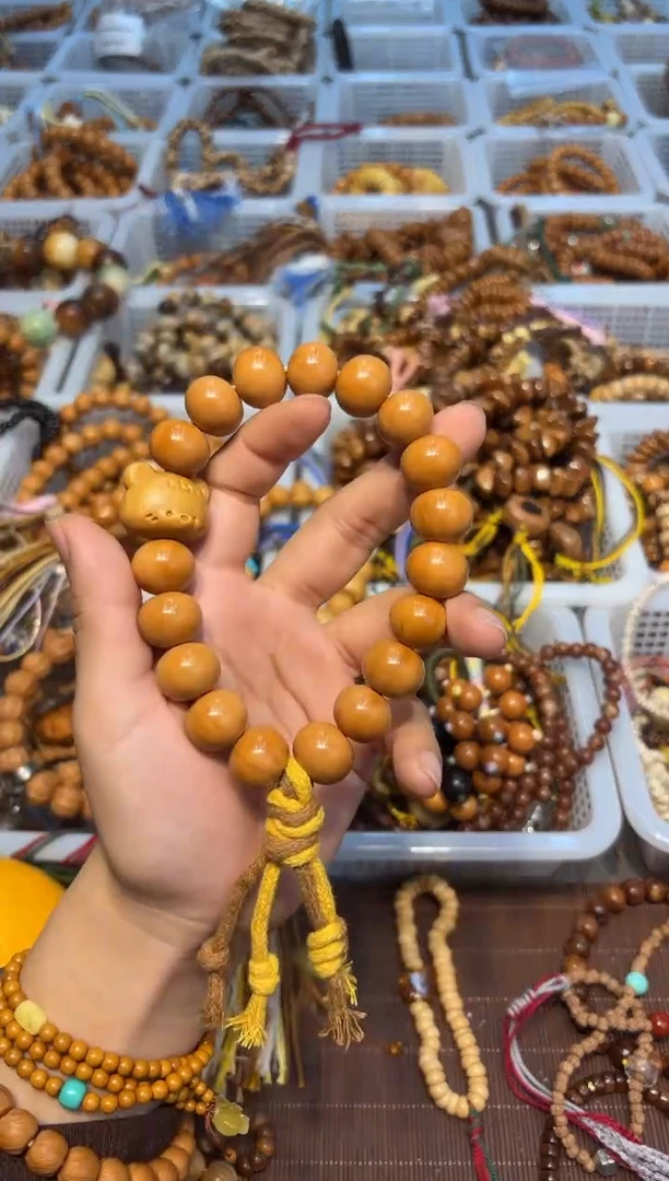 吊坠白玉菩提猴头贝果手持