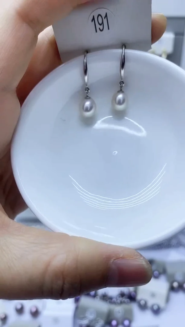 【闪购商品】淡水珍珠耳饰银S925镶嵌191