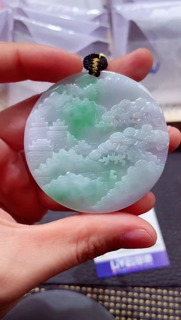 未镶嵌挂件翡翠000888