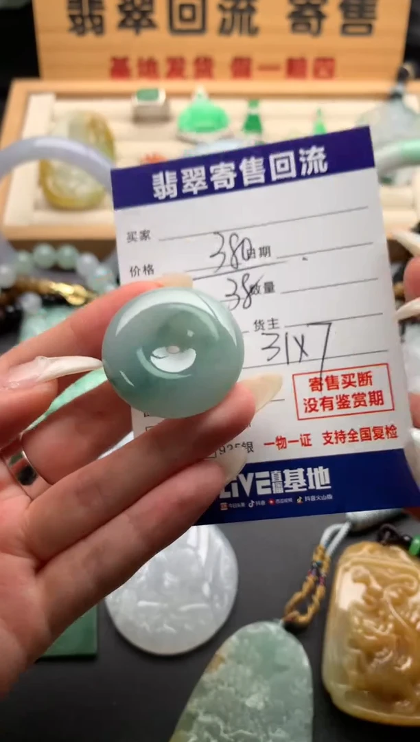 翡翠未镶嵌颈饰10138240