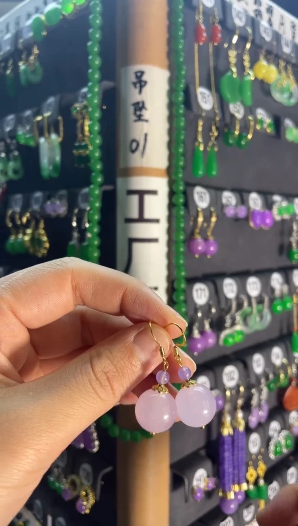 【闪购商品】翡翠耳饰银S925镶嵌279....