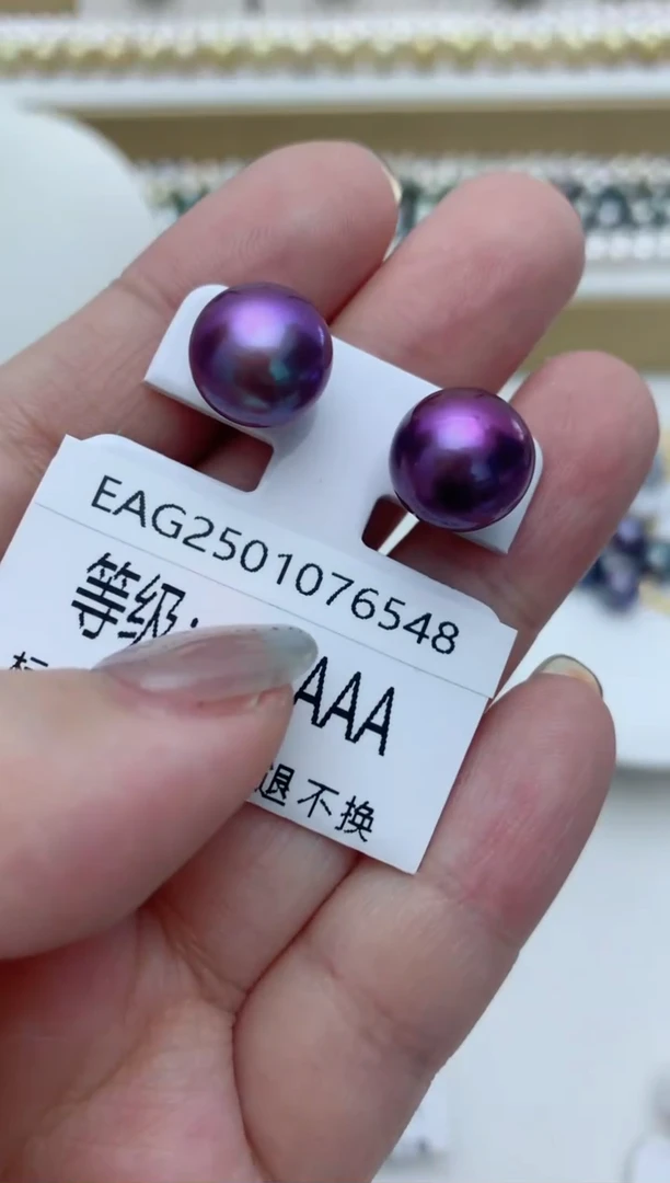 【闪购商品】淡水珍珠耳饰银S925镶嵌w5