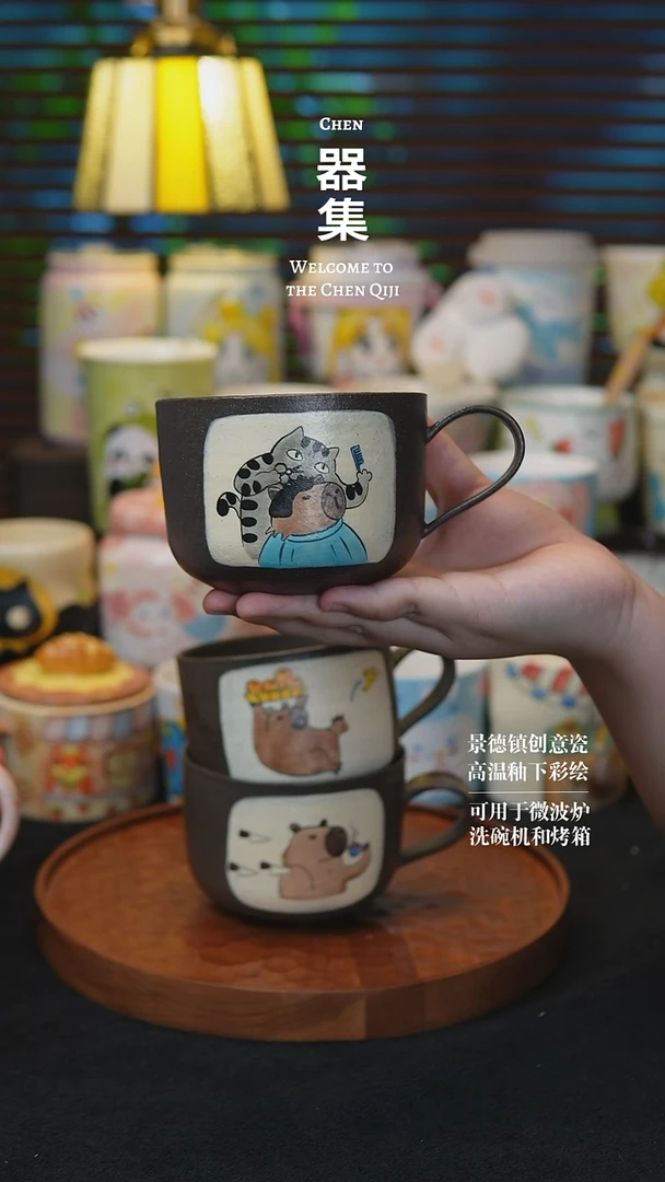其他13景德镇纯手工手绘创意瓷