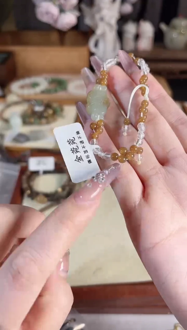 未镶嵌手链和田玉多样性发其一孤品默认微瑕