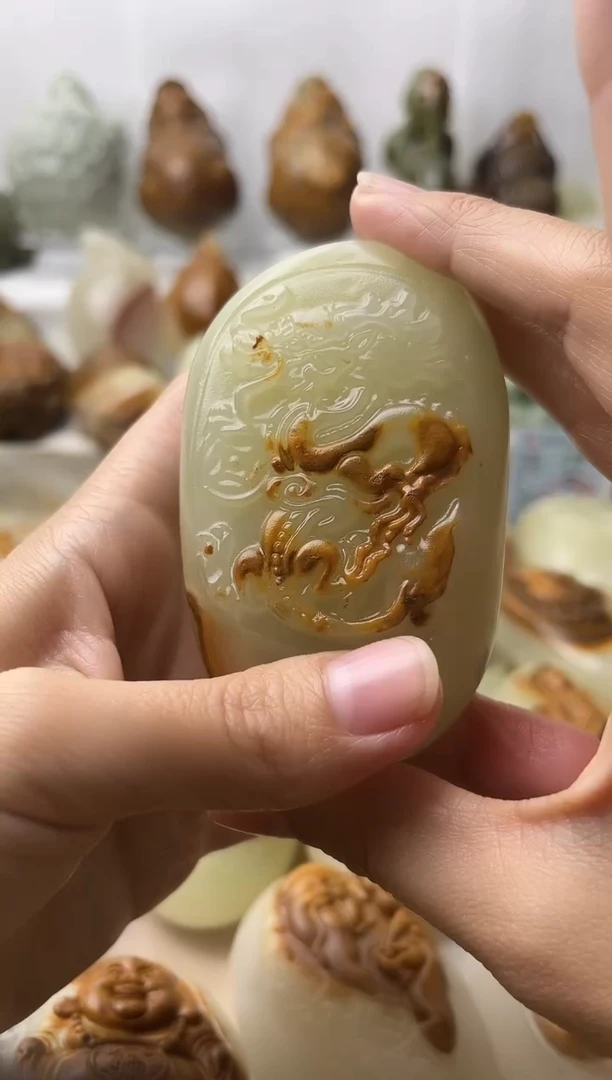 石材古青石棉纹正常不退换龙