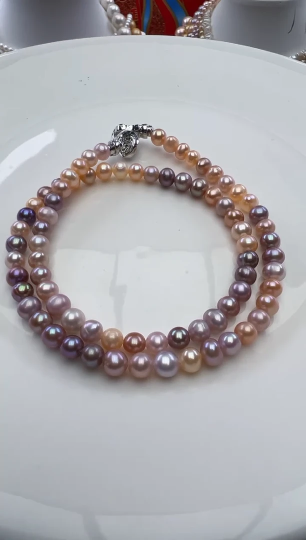 淡水珍珠未镶嵌颈饰1