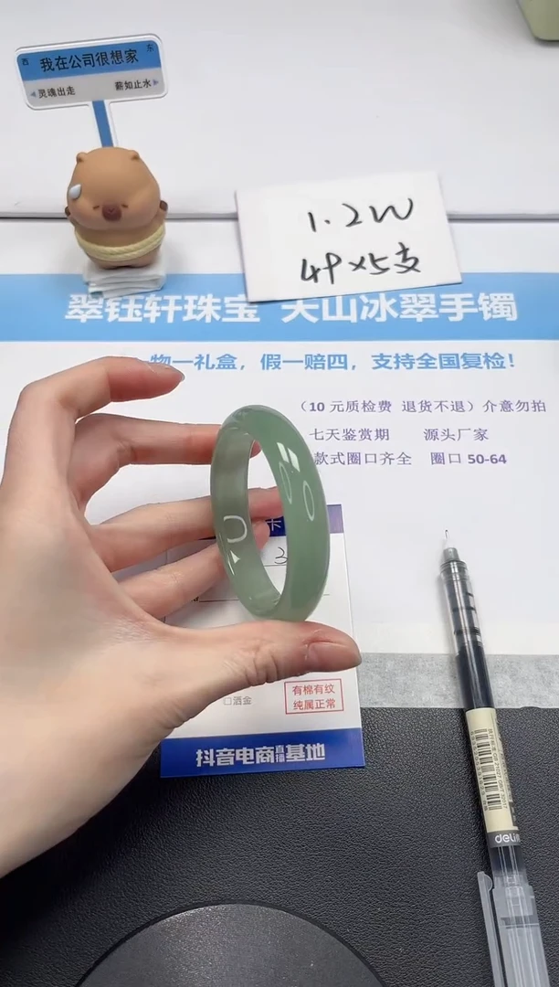 【闪购商品】石英质玉手镯未镶嵌V36-54