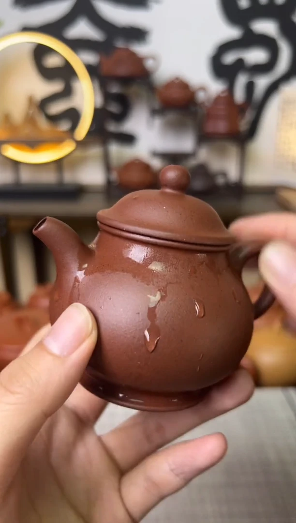 【闪购商品】紫泥茶壶高潘紫砂壶120CC