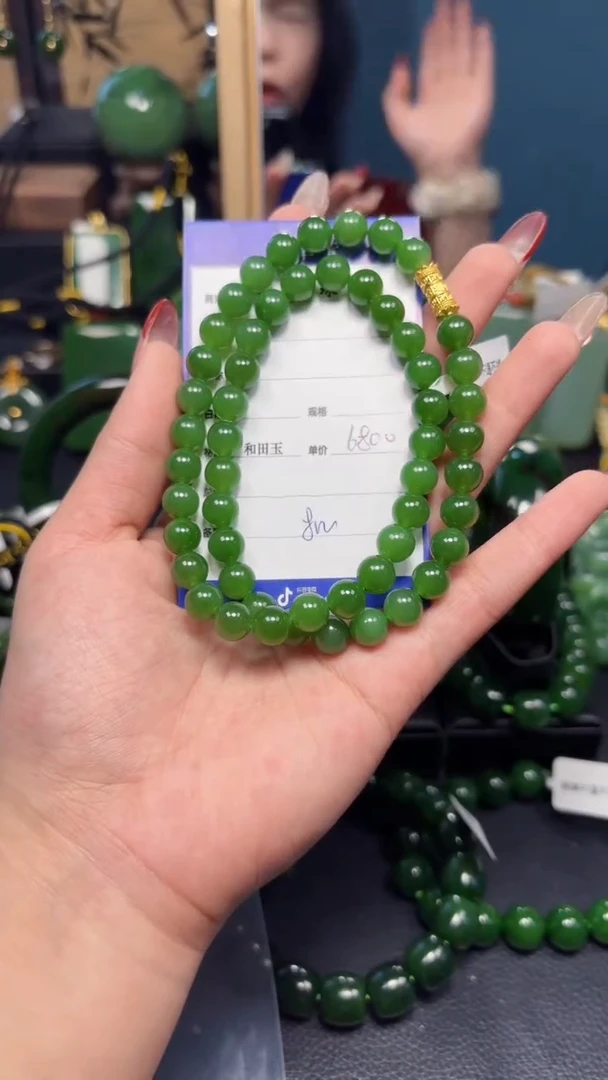 【闪购商品】和田玉（碧玉）颈饰银S925镶嵌1