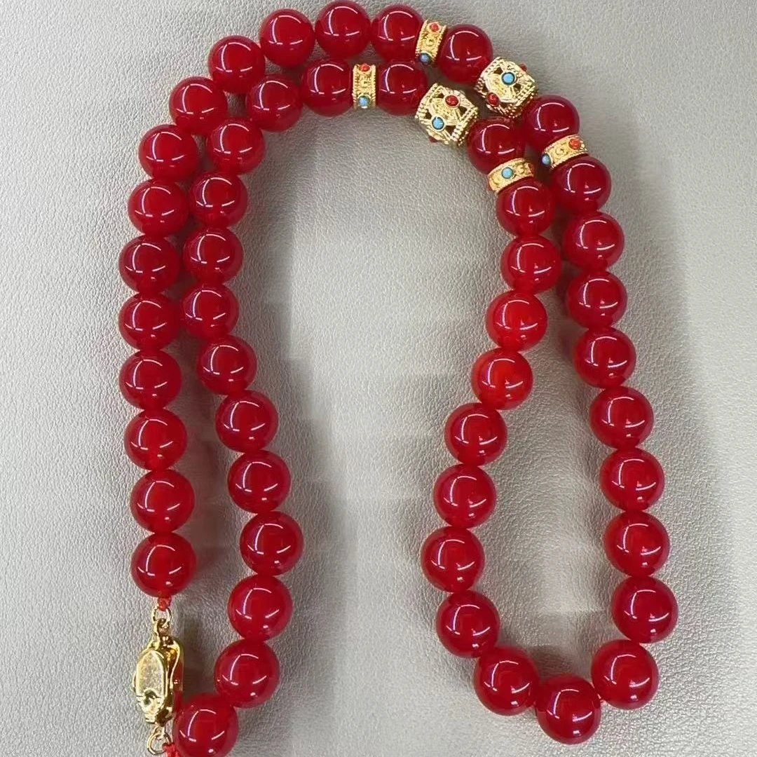 【鱼头货】天然雪域红景天高端10mm项链