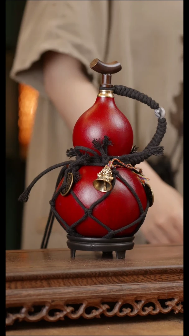 421号精品天然大漆酒葫芦一物一拍~