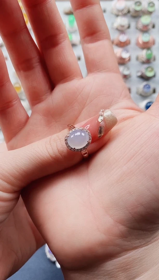 【闪购商品】翡翠戒指银S925镶嵌盘主女戒专场