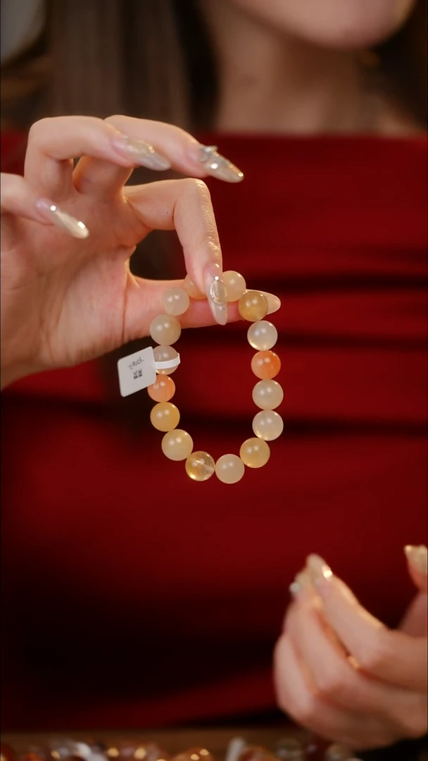 未镶嵌手串水晶兔毛