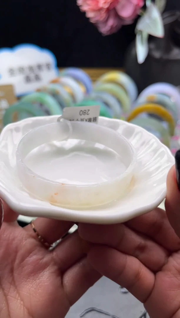 未镶嵌手镯定制翡翠53-54「定制不退不换」