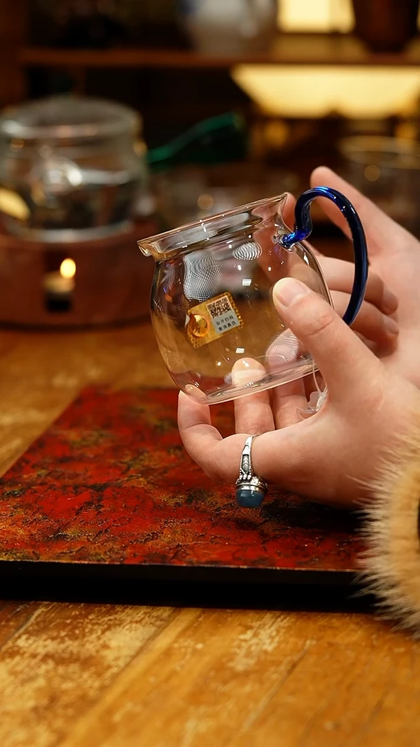 【闪购商品】禾器/晶彩美满茶海/浅蓝色/定制款
