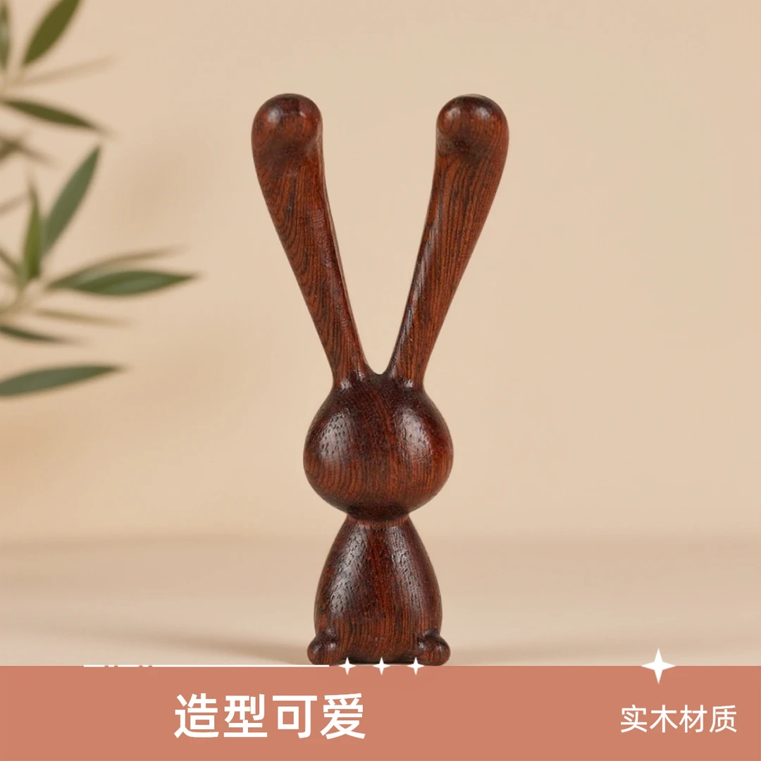 领带长耳兔 可爱兔子按摩下颚线鼻子耳朵脸部经络疏通礼物