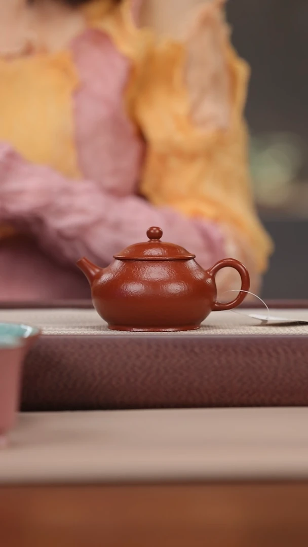 【闪购商品】紫砂茶壶yly大红袍 潘壶140cc