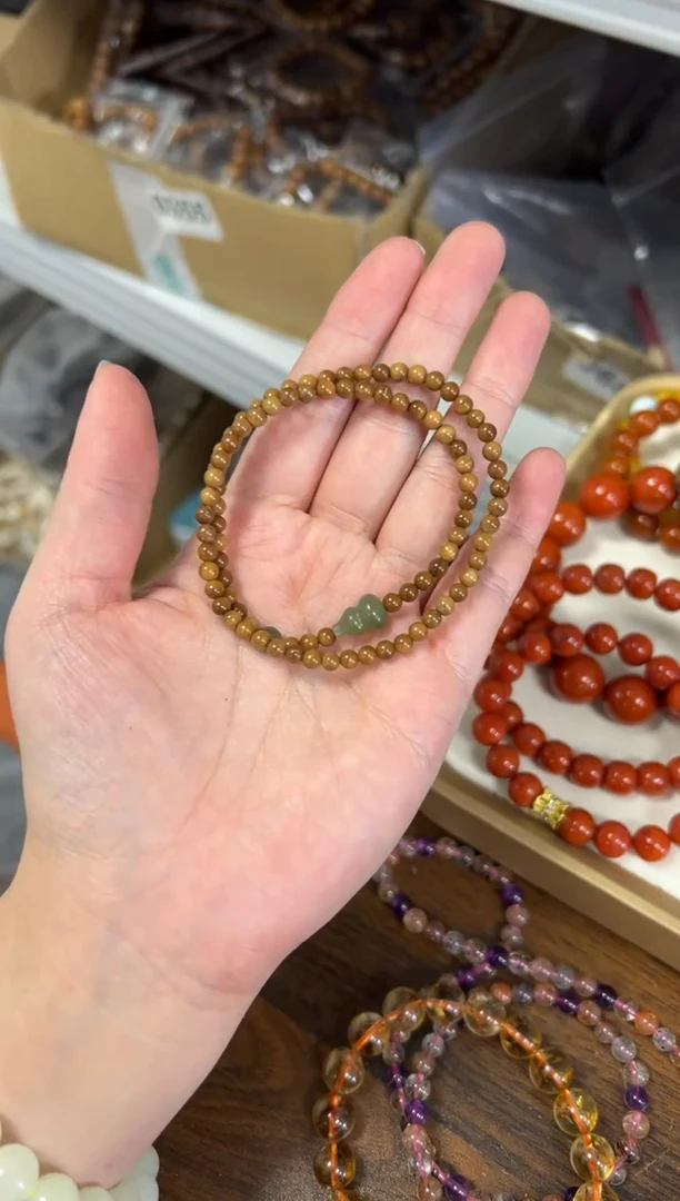 吊坠库克未镶嵌小米珠库克和田葫芦设计款双圈[0939]