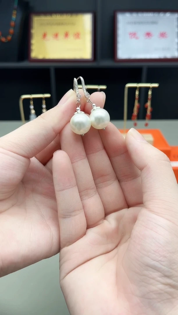 耳饰拼合珍珠（马贝珠）未镶嵌239