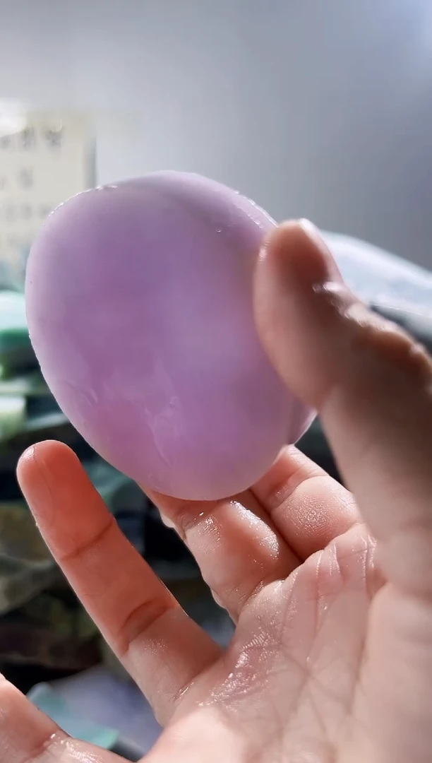 翡翠裸石缅甸翡翠A货柠3192