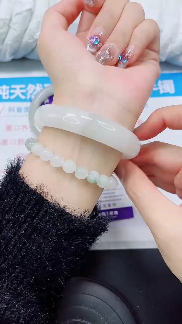 【闪购商品】石英质玉手镯未镶嵌S93-57/58