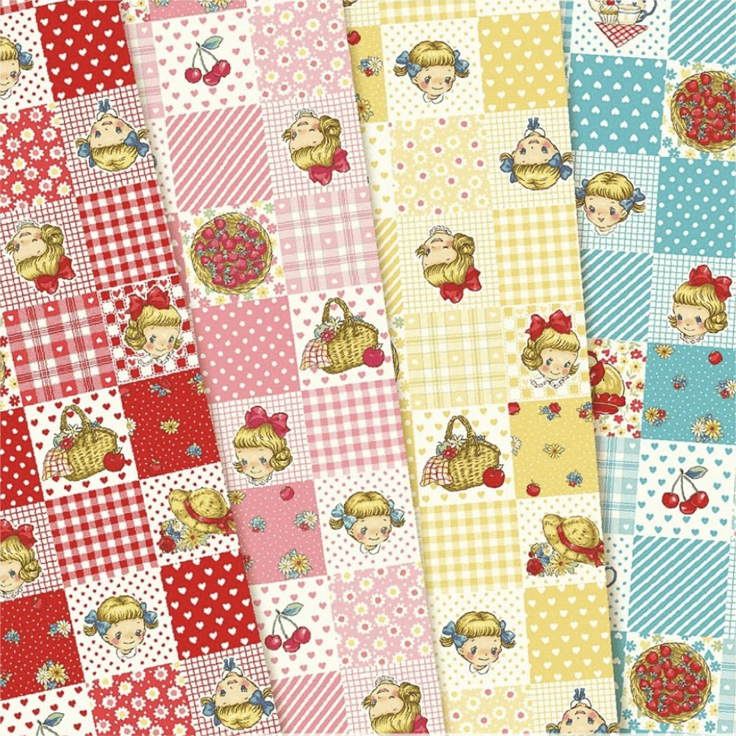 【国内现货】COSMO 苏菲小小格系列平纹棉面料手工服装布料半米