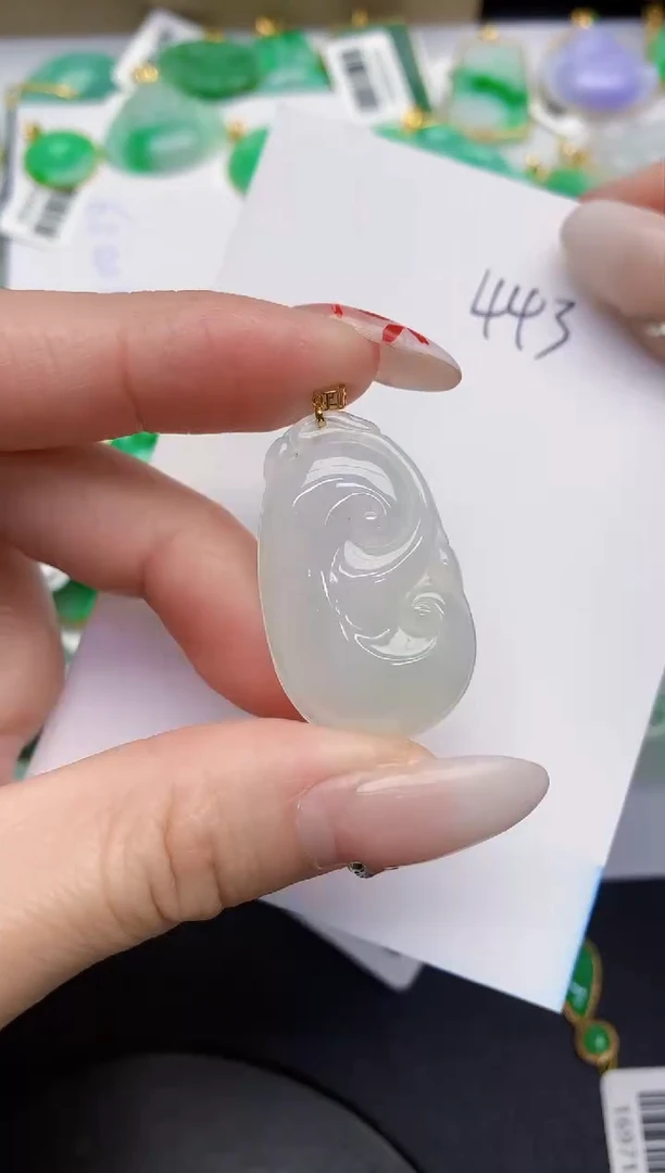 【闪购商品】翡翠颈饰18K金镶嵌00000000000