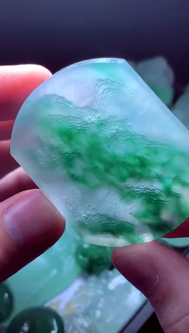 未镶嵌定制翡翠帆*#翡翠毛货定制