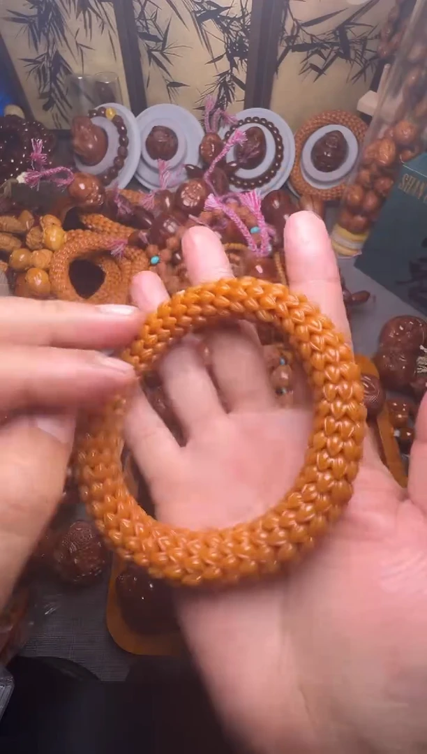 手串橄榄核猴头莲花